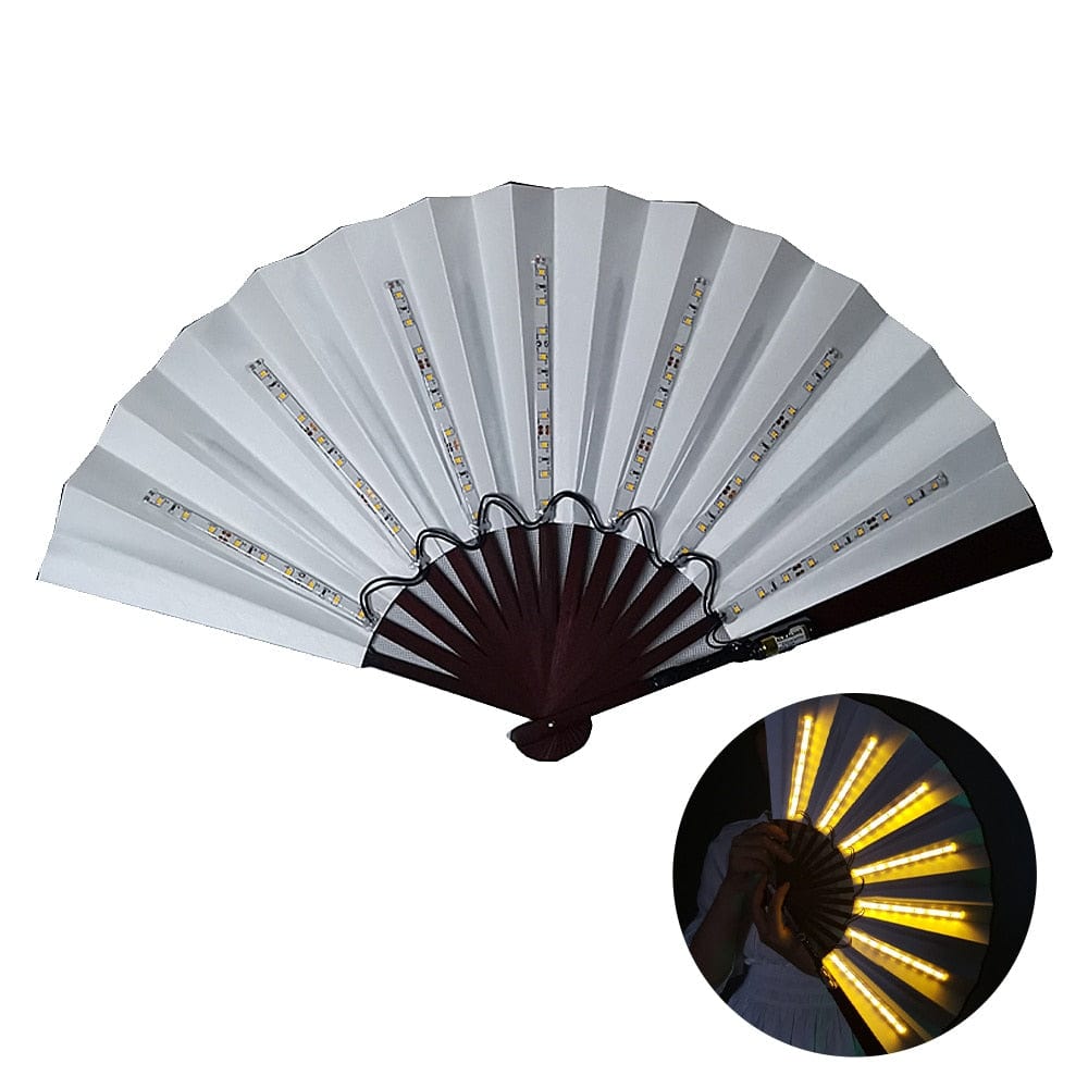 Rave-Essentials Co. Youthful Yellow Luminus™ LED Rave Fan