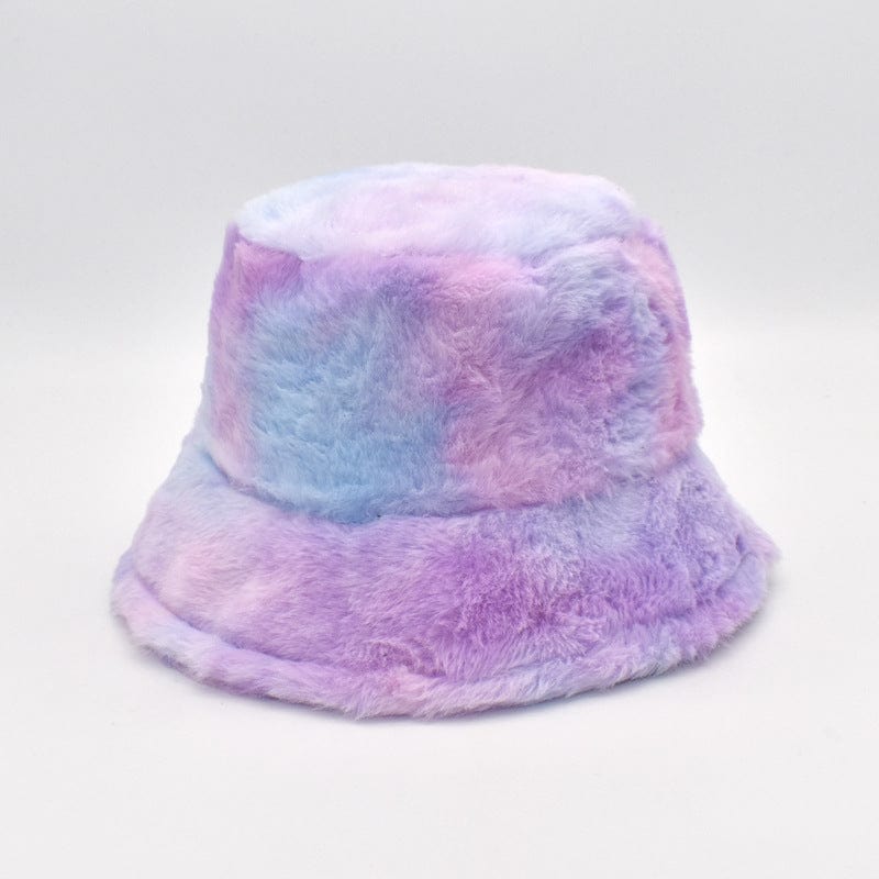 Rave-Essentials Co. Care Blue purple Rainbow fisherman hat