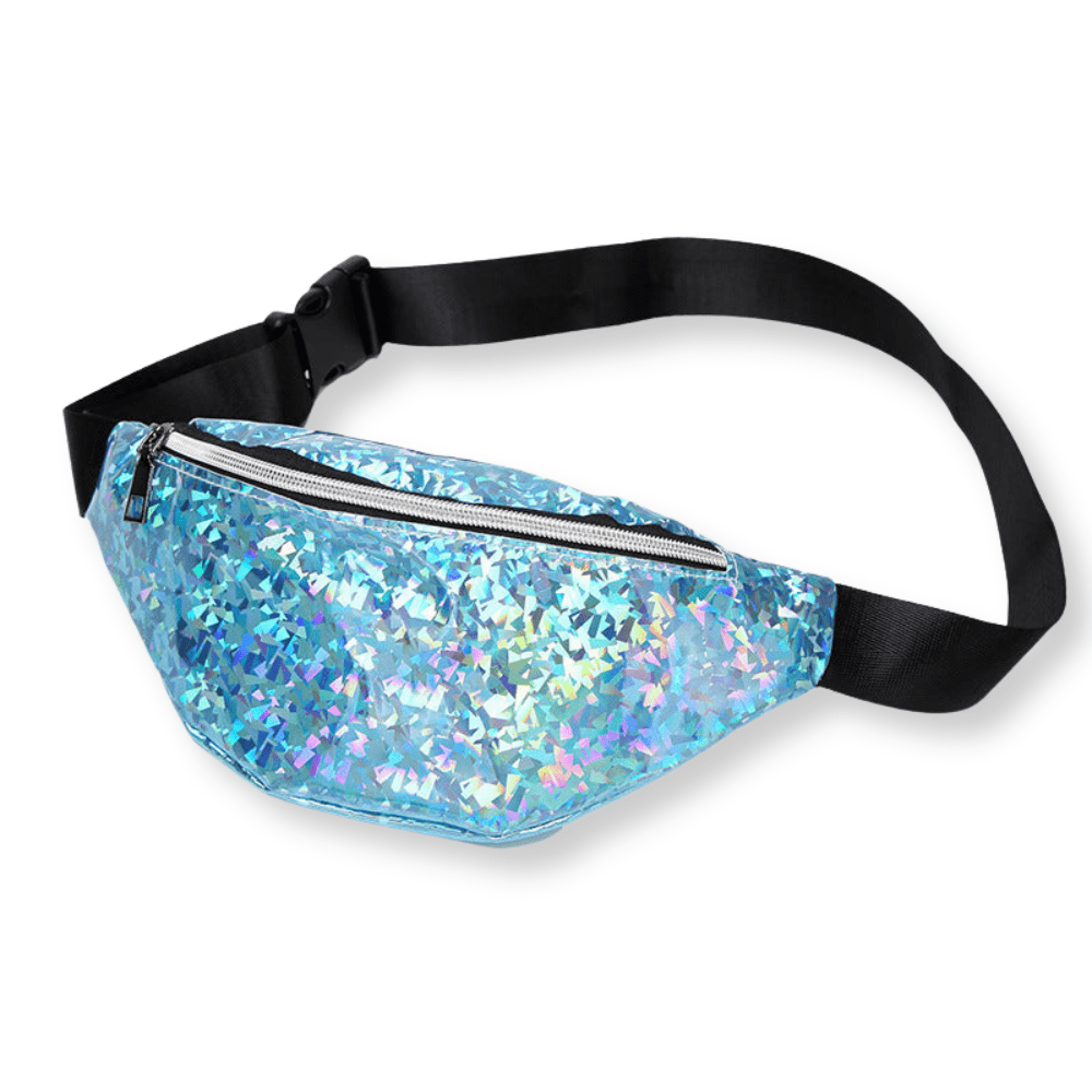 Glittery waist bag - Blue/Glittery - Kids