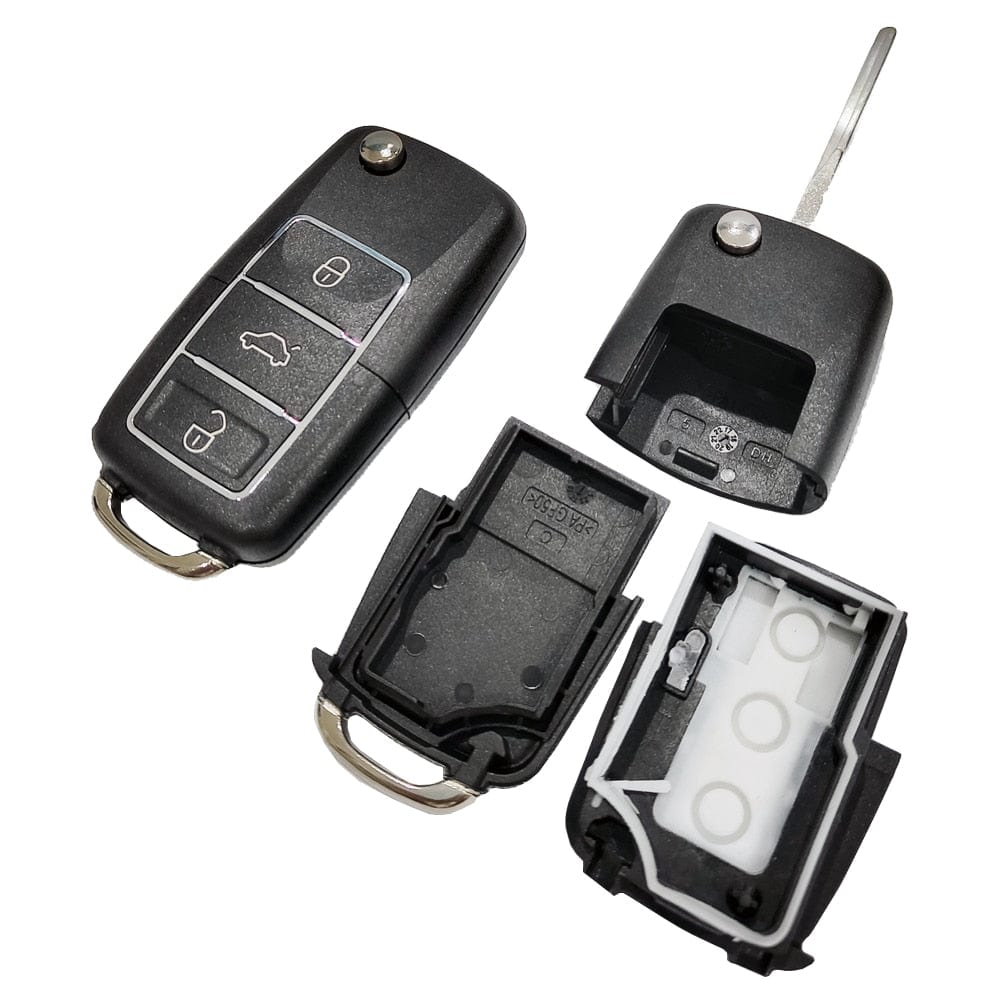 Rave-Essentials Co. Black + Waterproof Rubber Sealed Secret Stash Car Key