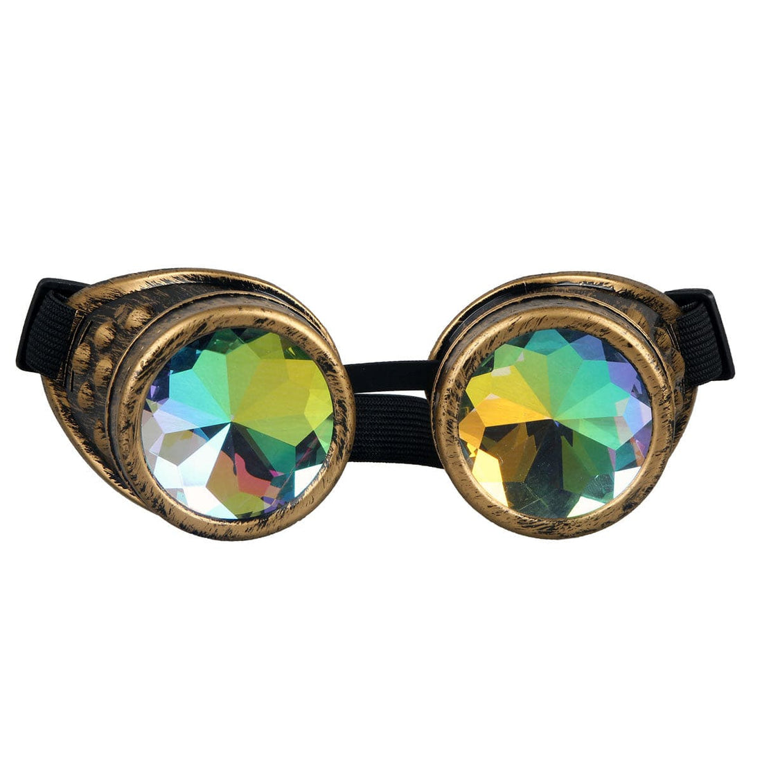 Rave-Essentials Co. Yellow Smooth SteamPunk™ Rave Goggles