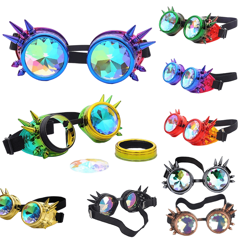 Rave-Essentials Co. Spiked SteamPunk™ Rave Goggles