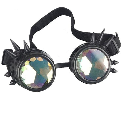 Rave-Essentials Co. Black Spiked SteamPunk™ Rave Goggles